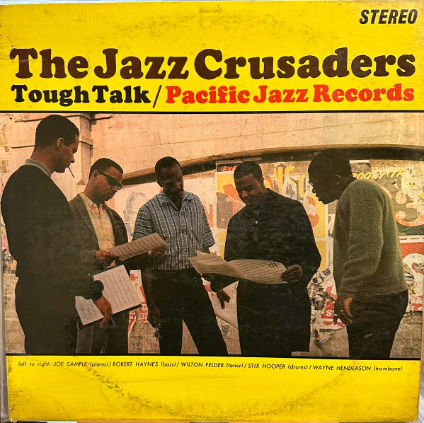 The Crusaders : Tough Talk (LP, Album, Tra)