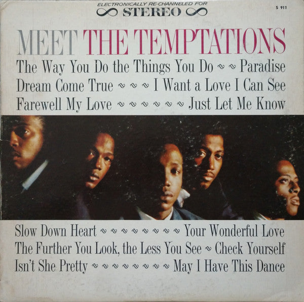 The Temptations : Meet The Temptations (LP, Album)