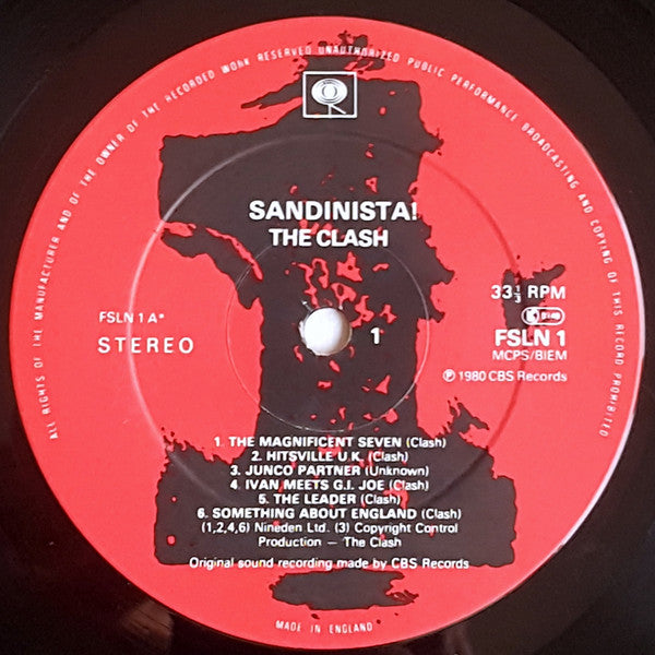 The Clash : Sandinista! (3xLP, Album)