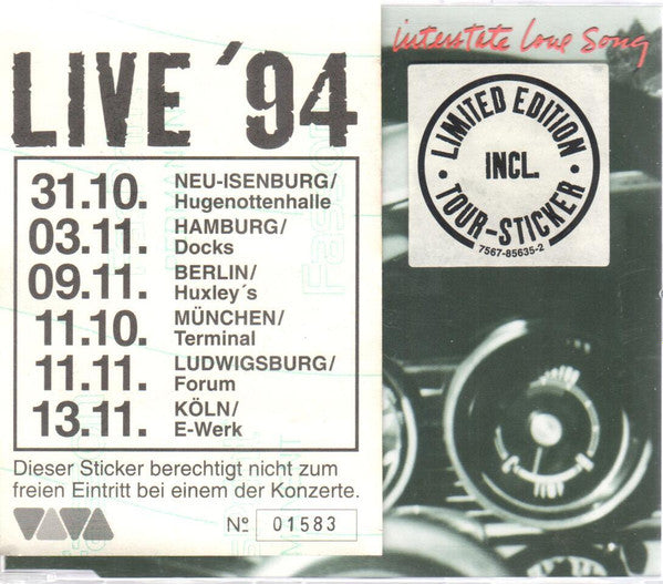 Stone Temple Pilots : Interstate Love Song (CD, Single, Ltd)