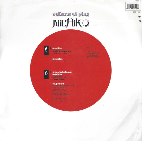 Sultans Of Ping* : Michiko (12", Single, Ltd, Pic)