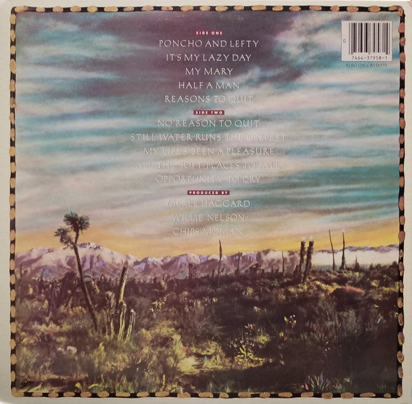 Merle Haggard / Willie Nelson : Poncho & Lefty (LP, Album, Car)