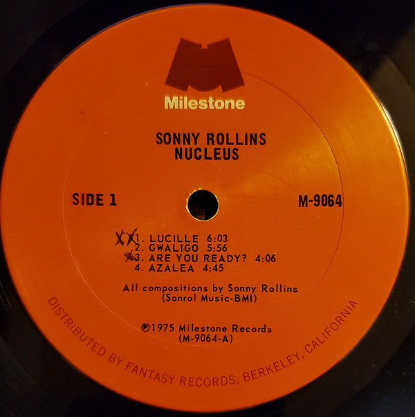 Sonny Rollins : Nucleus (LP, Album, San)