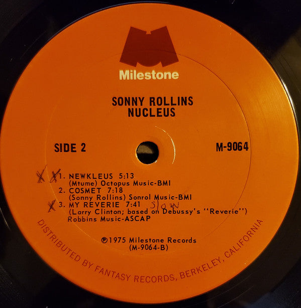 Sonny Rollins : Nucleus (LP, Album, San)