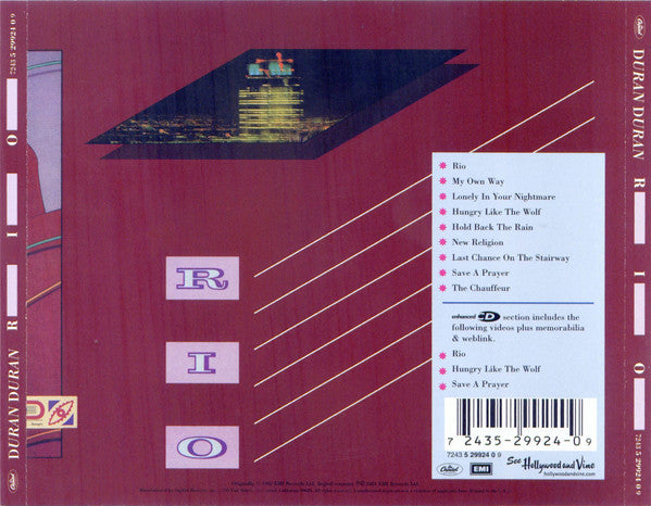 Duran Duran : Rio (CD, Album, Enh, RE, RM)