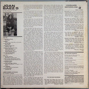 Joan Baez : 5 (LP, Album, RE, Pit)