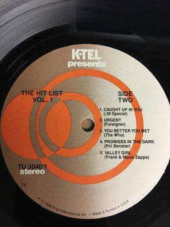 Various : The Hit List (2xLP, Comp, 74 )