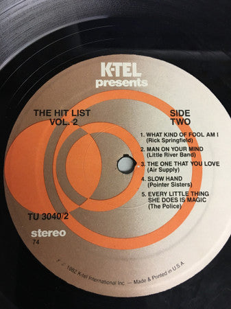 Various : The Hit List (2xLP, Comp, 74 )