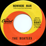 The Beatles : Nowhere Man / What Goes On (7", Single, Scr)