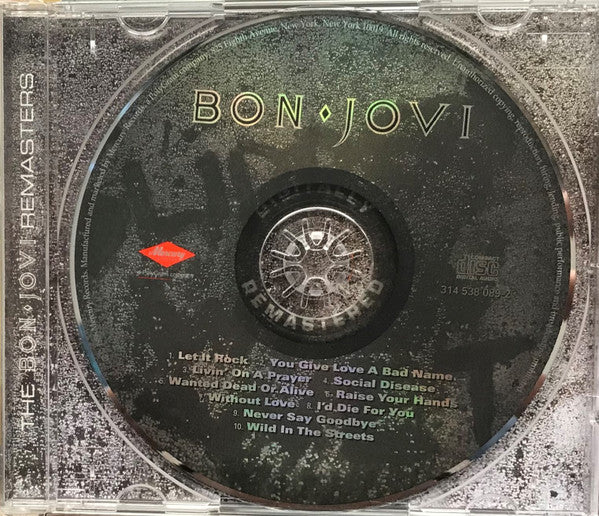 Bon Jovi : Slippery When Wet (CD, Album, RE, RM, RP)