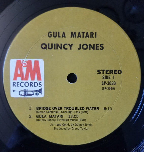 Quincy Jones : Gula Matari (LP, Album, Mon)