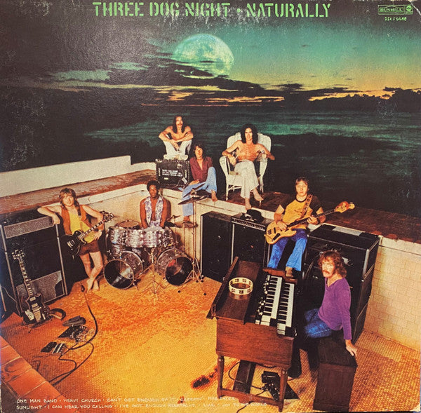 Three Dog Night : Naturally (LP, Album)