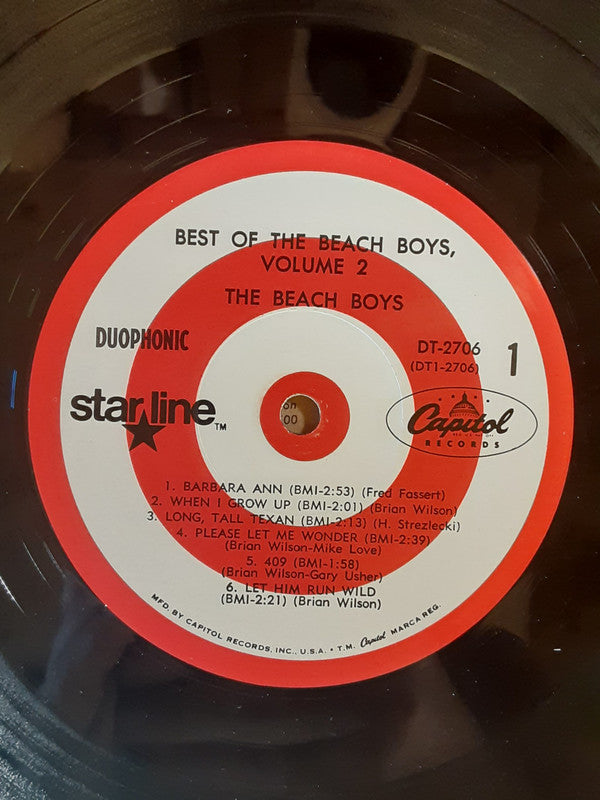 The Beach Boys : Best Of The Beach Boys Vol. 2 (LP, Comp, Los)