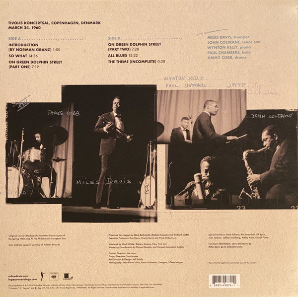 Miles Davis & John Coltrane : The Final Tour: Copenhagen, March 24, 1960 (LP, Album, RE)