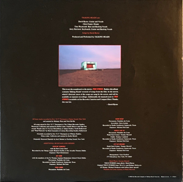 Talking Heads : True Stories (LP, Album, All)
