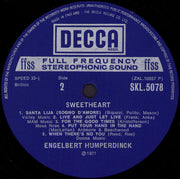 Engelbert Humperdinck : Sweetheart (LP, Album)