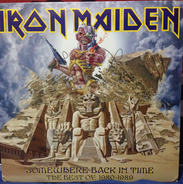 Iron Maiden : Somewhere Back In Time - The Best Of: 1980-1989 (2xLP, Comp, Pic, Gat)