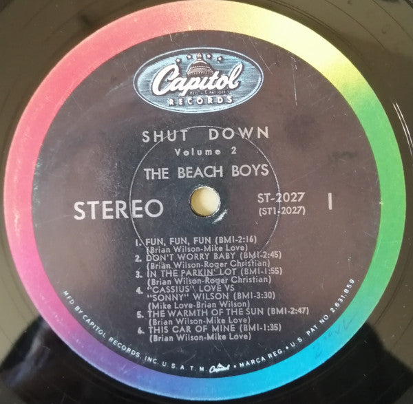 The Beach Boys : Shut Down Volume 2 (LP, Album, Scr)