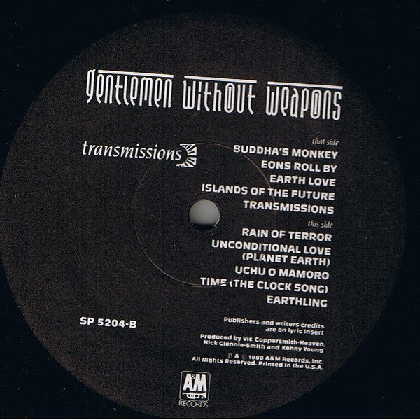 Gentlemen Without Weapons : Transmissions (LP, Album)