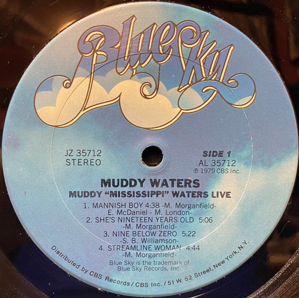 Muddy Waters : Muddy "Mississippi" Waters Live (LP, Album, San)