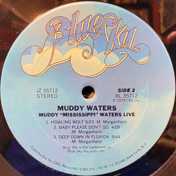 Muddy Waters : Muddy "Mississippi" Waters Live (LP, Album, San)