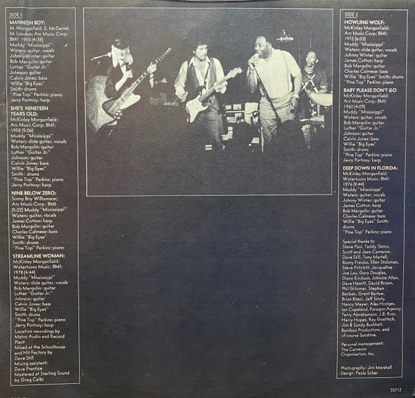 Muddy Waters : Muddy "Mississippi" Waters Live (LP, Album, San)