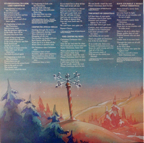 Alvin & The Chipmunks* : A Chipmunk Christmas (LP, Album, Gat)