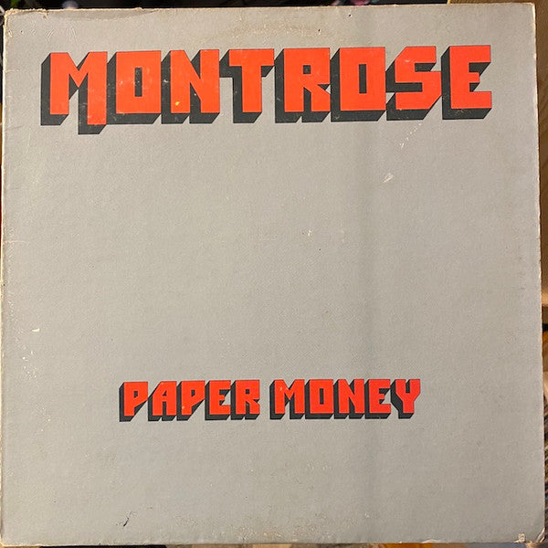 Montrose (2) : Paper Money (LP, Album, RE, Win)