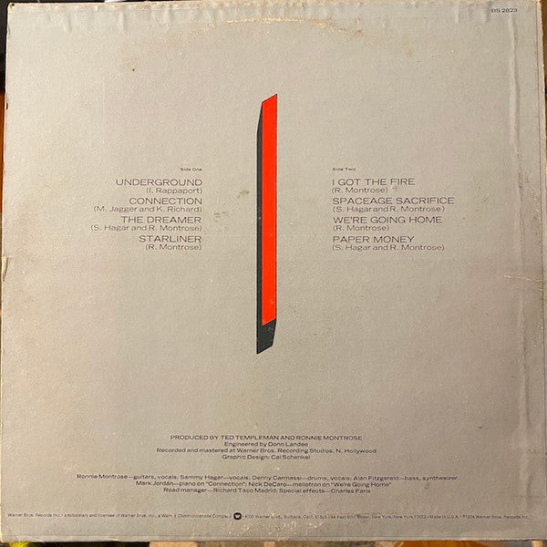 Montrose (2) : Paper Money (LP, Album, RE, Win)