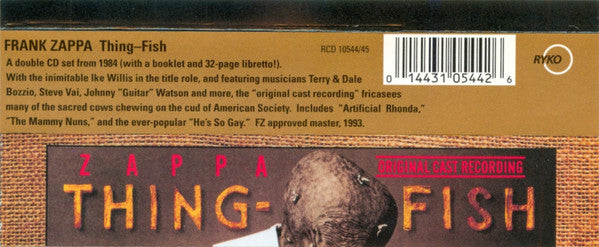 Frank Zappa : Thing-Fish (2xCD, Album, RE, RM)