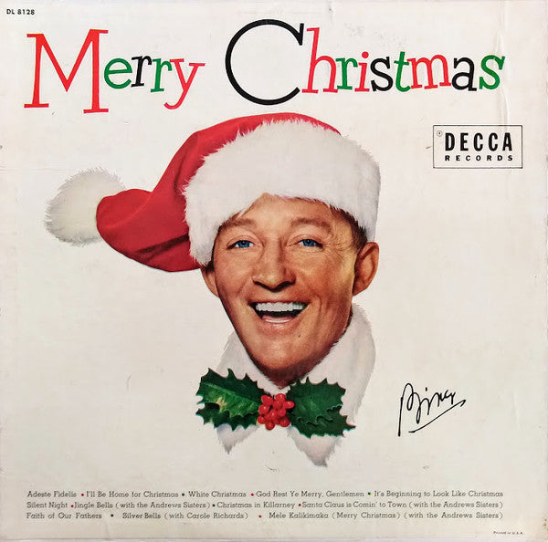 Bing Crosby : Merry Christmas (LP, Album, Mono)