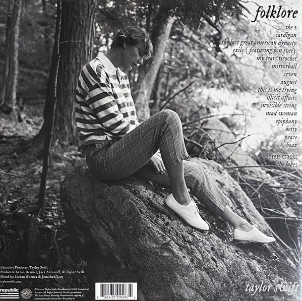Taylor Swift : Folklore (2xLP, Album, Red)