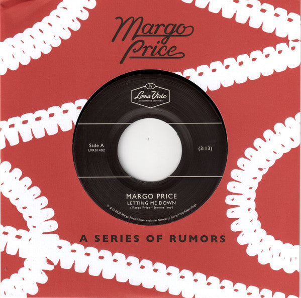 Margo Price : A Series Of Rumors #2 – Letting Me Down / I'd Die For You (Synthphonic) (7", Single)