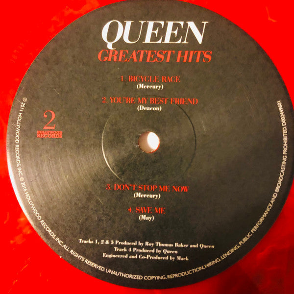 Queen : Greatest Hits (2xLP, Comp, Ltd, RE, Red)