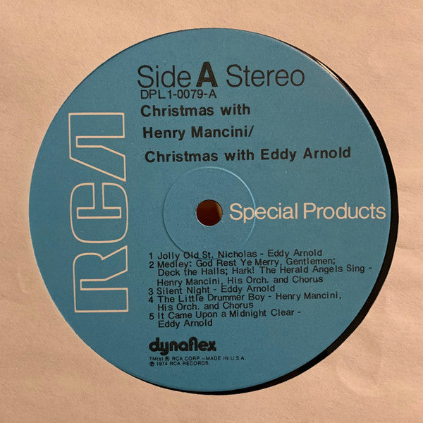 Eddy Arnold / Henry Mancini : Christmas With Eddy Arnold / Christmas With Henry Mancini (LP, Comp, Ind)