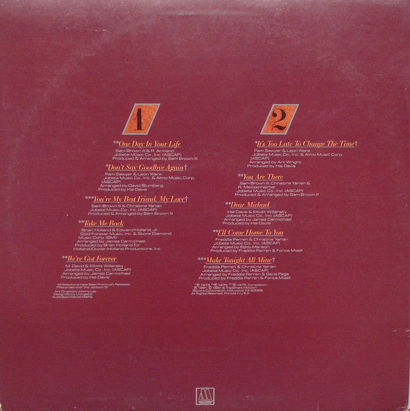 Michael Jackson : One Day In Your Life (LP, Comp)