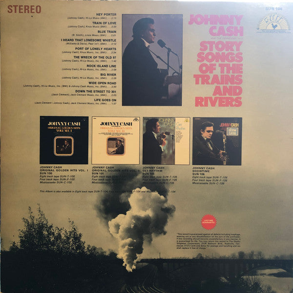 Johnny Cash And The Tennessee Two* : Story Songs Of The Trains And Rivers (LP, Comp)