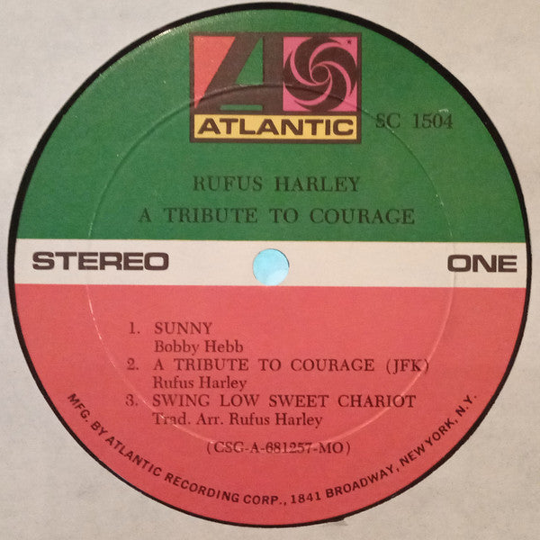 Rufus Harley : A Tribute To Courage (LP, Album, RP, MO )