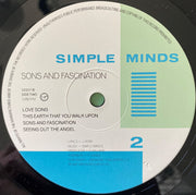 Simple Minds : Sons And Fascination (LP, Album, RP)