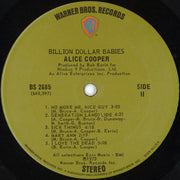 Alice Cooper : Billion Dollar Babies (LP, Album, San)