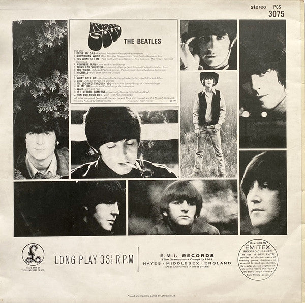 The Beatles : Rubber Soul (LP, Album, RE)