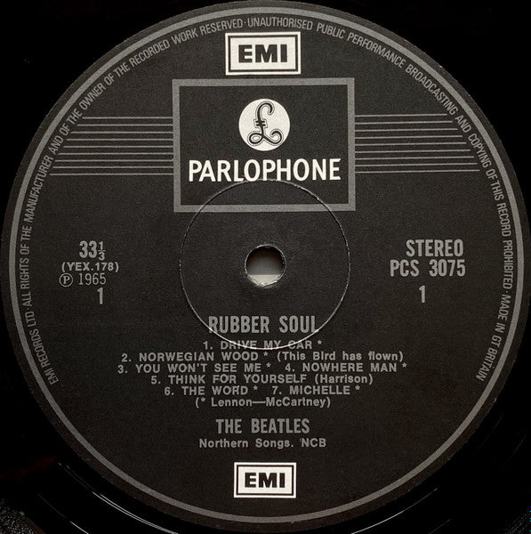 The Beatles : Rubber Soul (LP, Album, RE)