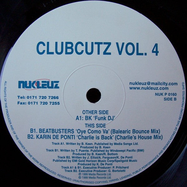 Various : Clubcutz Volume 4 (12")