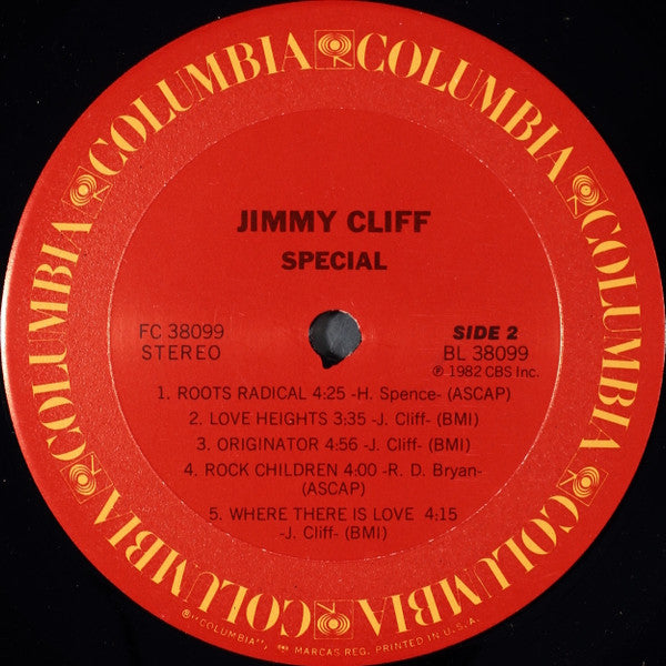 Jimmy Cliff : Special (LP, Album)