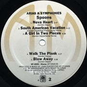 Spoons : Arias & Symphonies (LP, Album)