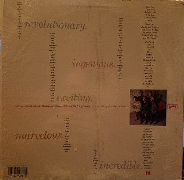 Take 6 : Take 6 (LP, Album, Spe)