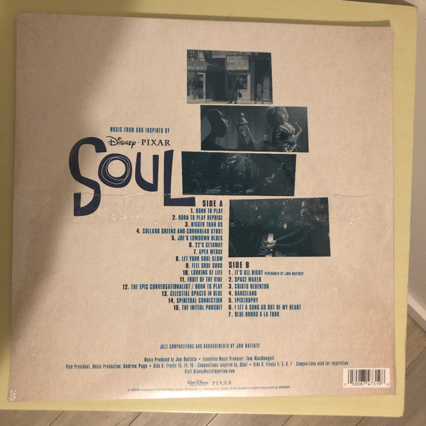 Jon Batiste : Music From And Inspired By Disney Pixar "Soul" (LP, Album)