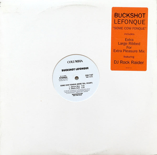 Buckshot LeFonque : Some Cow Fonque (More Tea, Vicar?) (12", Promo)