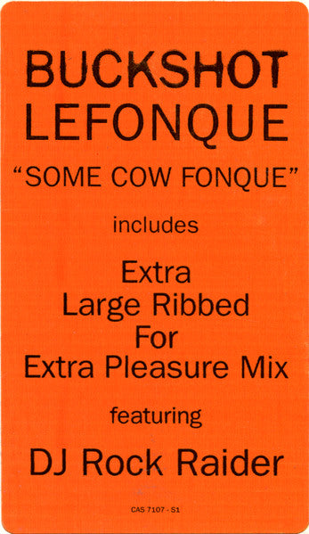 Buckshot LeFonque : Some Cow Fonque (More Tea, Vicar?) (12", Promo)