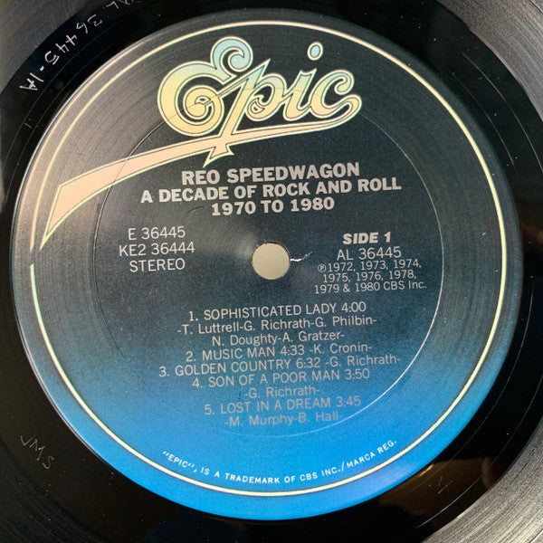 REO Speedwagon : A Decade Of Rock And Roll 1970 To 1980 (2xLP, Comp, CSM)
